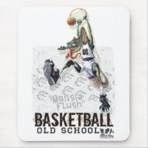 Dinosaur Basketball Monsta Flush Gear Mousepads