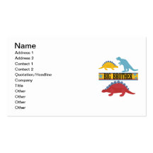 Dinosaur Big Brother Business Card Template