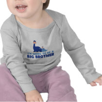 dinosaur big brother to be NEW blue Tshirt