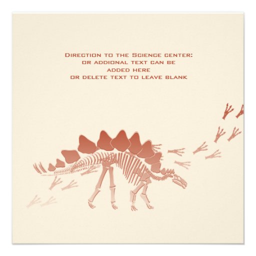 Dinosaur Birthday Adventure Party Personalized Invitation