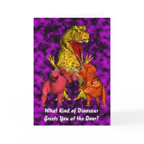 Dinosaur Birthday Greeting Cards