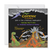 Dinosaur Birthday Invitation invitation