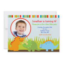 Dinosaur Birthday Invitations