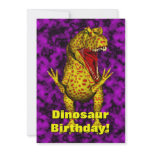 Dinosaur Birthday Invite