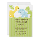 Dinosaur Birthday Party Invitation