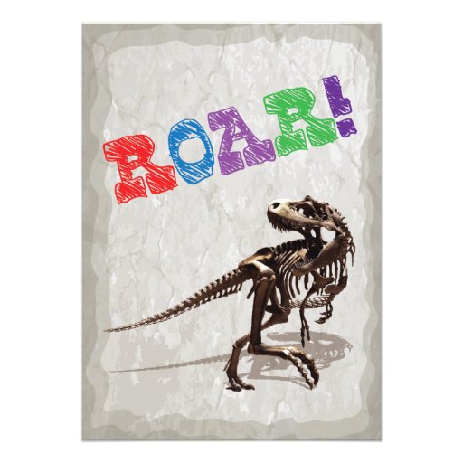 Dinosaur Birthday Party Invitation