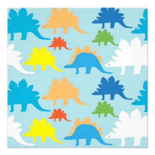 Dinosaur Birthday Party Invitations
