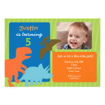 Dinosaur Birthday Party Invitations