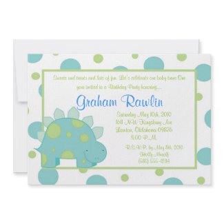 dinosaur birthday party invite