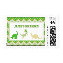 Dinosaur Birthday Postage