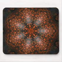 Dinosaur bone flower mouse pad