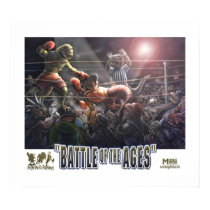 Dinosaur Boxing Match posters