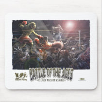 Dinosaur Boxing Mouse Pad