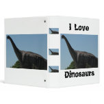 Dinosaur Brontosaurus binders