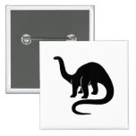 Dinosaur Button Black