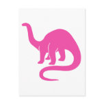 Dinosaur  Card - Pink Post Card