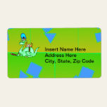 Dinosaur Catering Service Custom Shipping Label