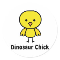 Dinosaur Chick stickers