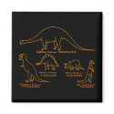 Dinosaur Classification magnets