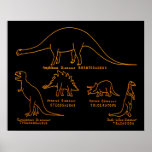 Dinosaur Classification posters