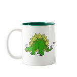 Dinosaur Coffee Cup T-Rex and Stegosaurus mugs