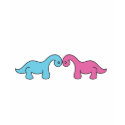 Dinosaur Couple t-shirts