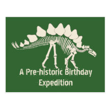 Dinosaur Dig Birthday Adventure Post Cards