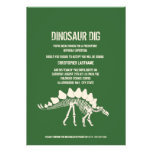 Dinosaur Dig Birthday Personalized Invite