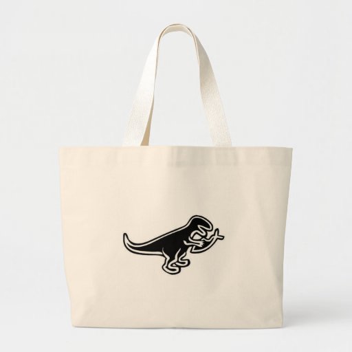 Dinosaur Eating Jesus Fish Bag
