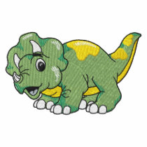 Dinosaur embroidered shirts