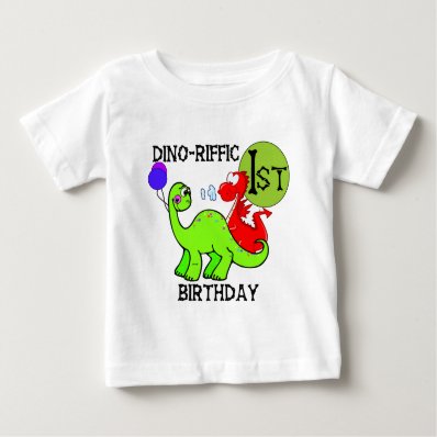 Dinosaur First Birthday Tshirts and Gifts