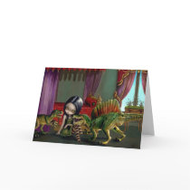 "Dinosaur Friends II" Greeting Card