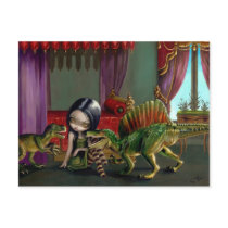 "Dinosaur Friends II" Postcard