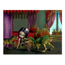 "Dinosaur Friends II" Postcard