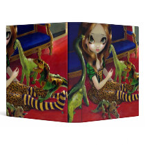 Dinosaur Friends III BINDER fantasy lowbrow art