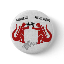 Dinosaur Games Pinback Button