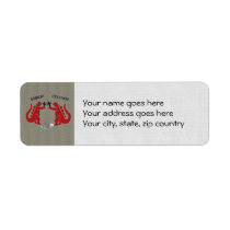 Dinosaur Games Return Address Label