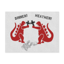 Dinosaur Games Postcard