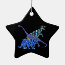 Dinosaur Gang Ornament