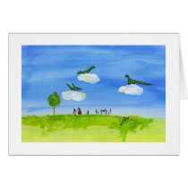 Dinosaur Heaven cards