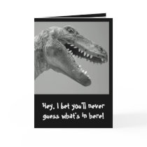 Dinosaur Humor Card