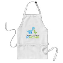 Dinosaur I'm Going to Be A Big Brother Apron