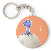 Dinosaur in Egg Keychain keychains