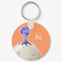Dinosaur in Egg Keychain