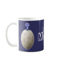 Dinosaur in Egg Mug by Swazzle Dinosaur in Egg Mug