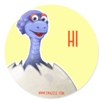 Dinosaur in Egg Sticker