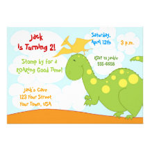 Dinosaur Invitations