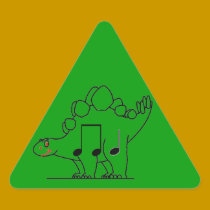 Dinosaur IPA stickers