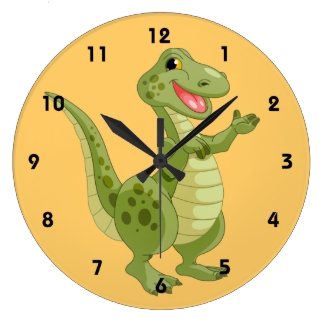 Dinosaur Kids Wall Clock