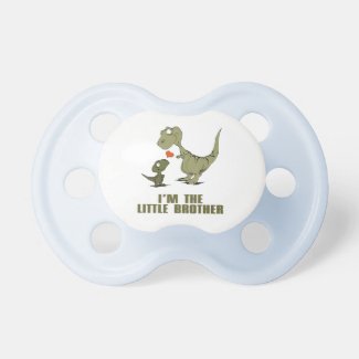 Dinosaur Little Brother Baby Pacifier